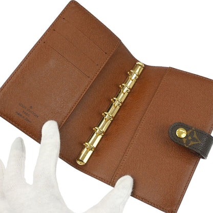 Louis Vuitton Monogram Agenda PM Notebook Cover R20005 Small Good