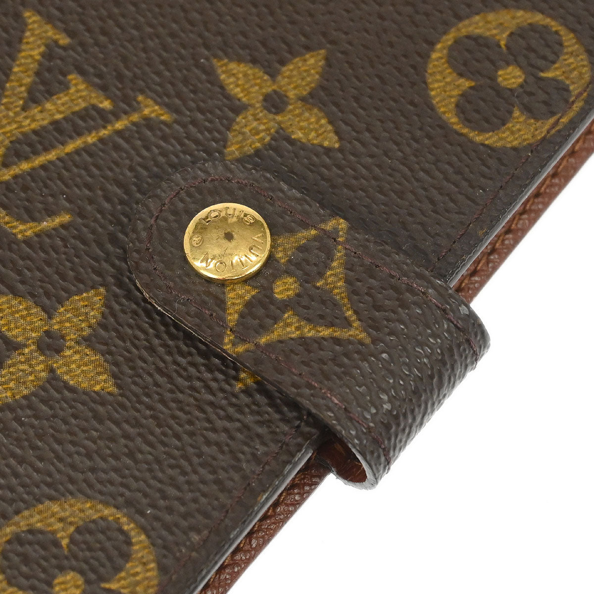 Louis Vuitton Monogram Agenda PM Notebook Cover R20005 Small Good