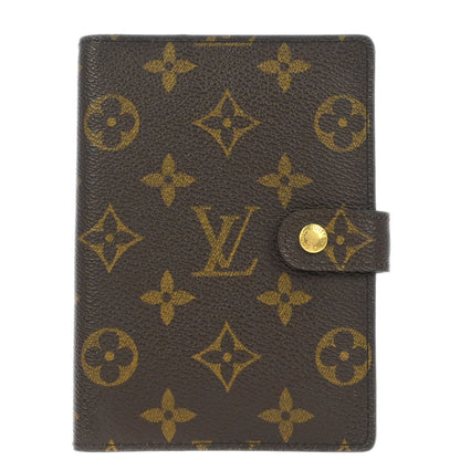 Louis Vuitton Monogram Agenda PM Notebook Cover R20005 Small Good