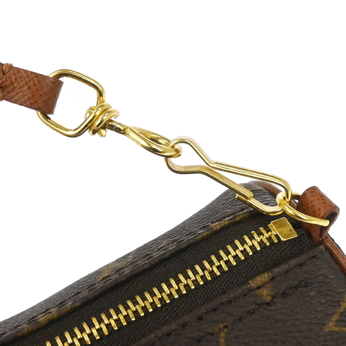 Louis Vuitton Monogram Papillon Attached Pouch Bag