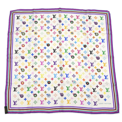 Louis Vuitton Scarf Takashi Murakami Eye Love Monogram M71917 Small Good