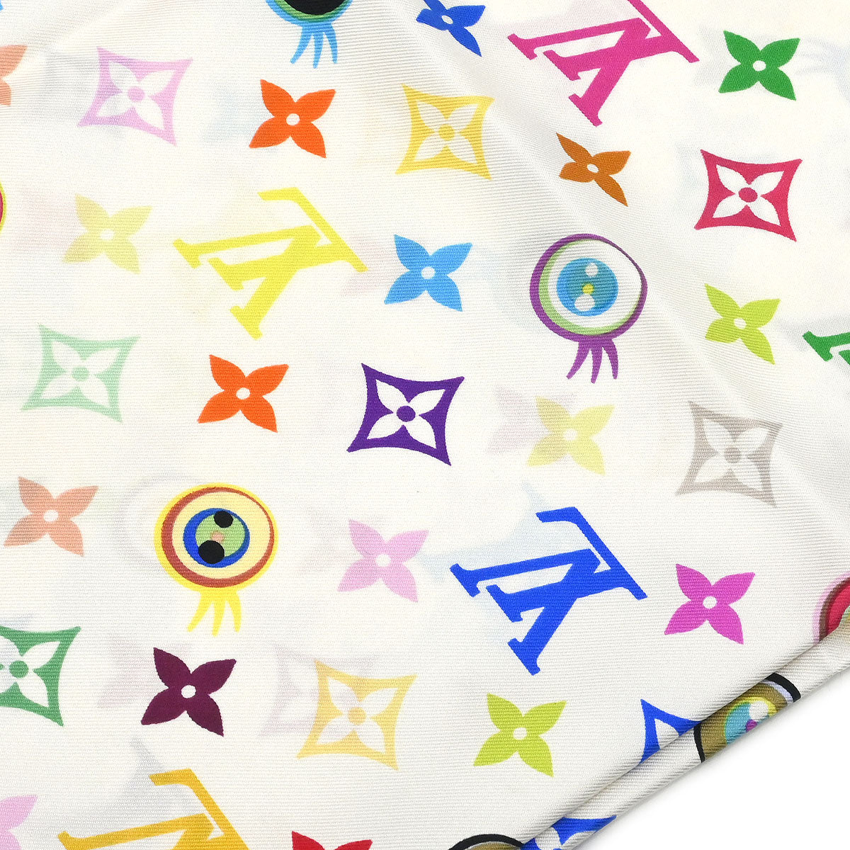 Louis Vuitton Scarf Takashi Murakami Eye Love Monogram M71917 Small Good