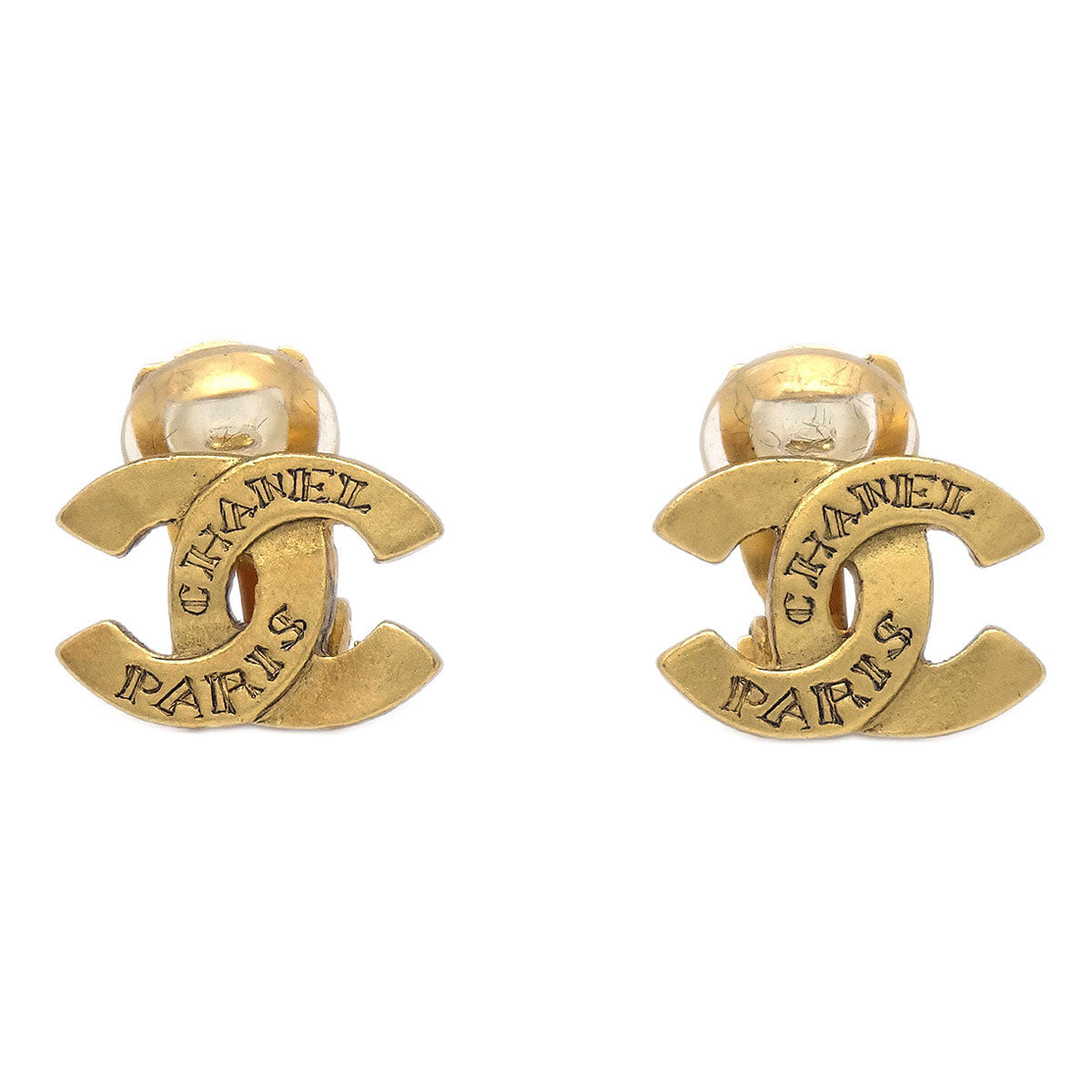 Chanel CC Clip-On Earrings Gold 99A
