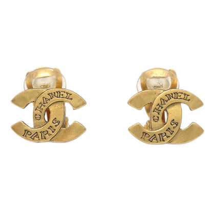 Chanel CC Clip-On Earrings Gold 99A