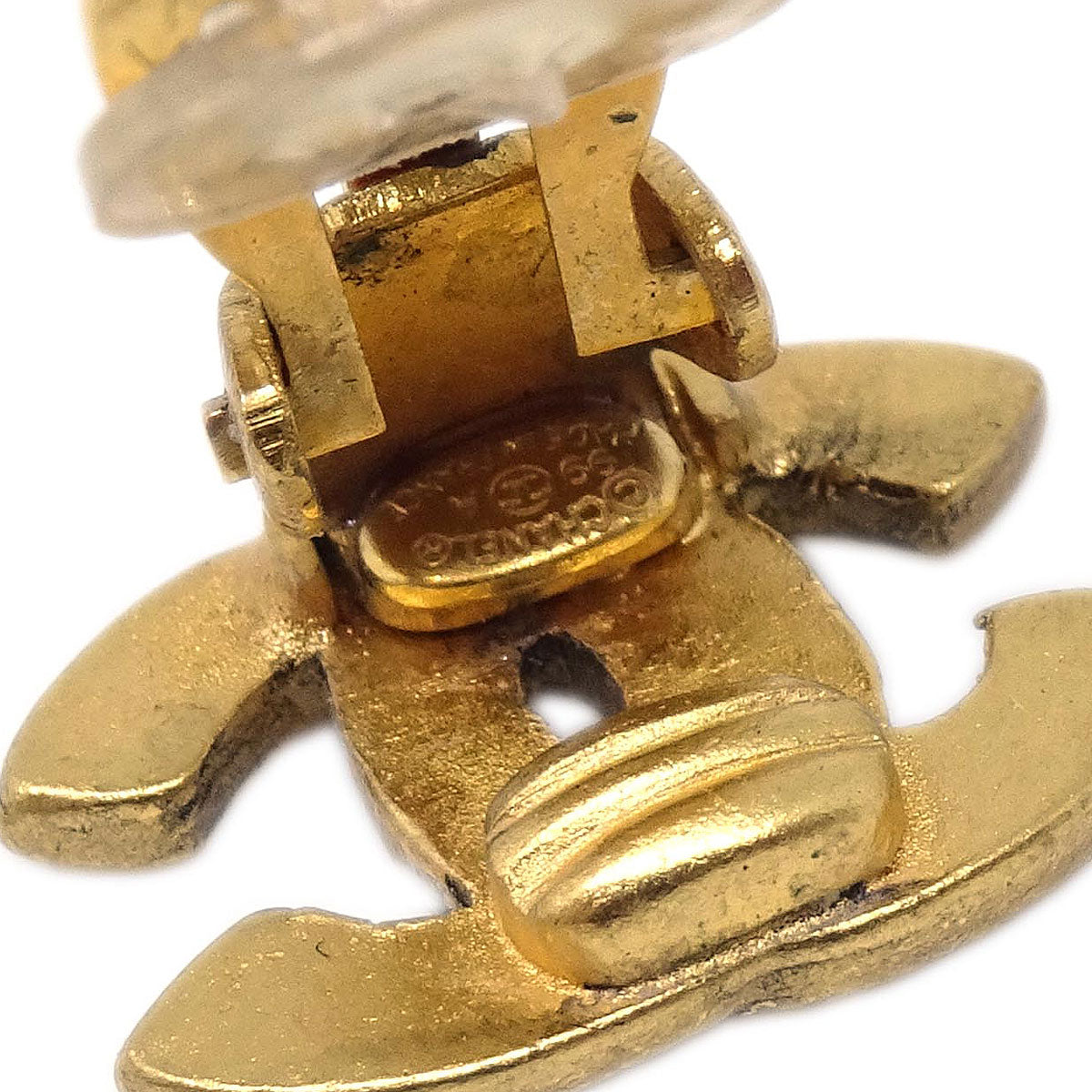 Chanel CC Clip-On Earrings Gold 99A