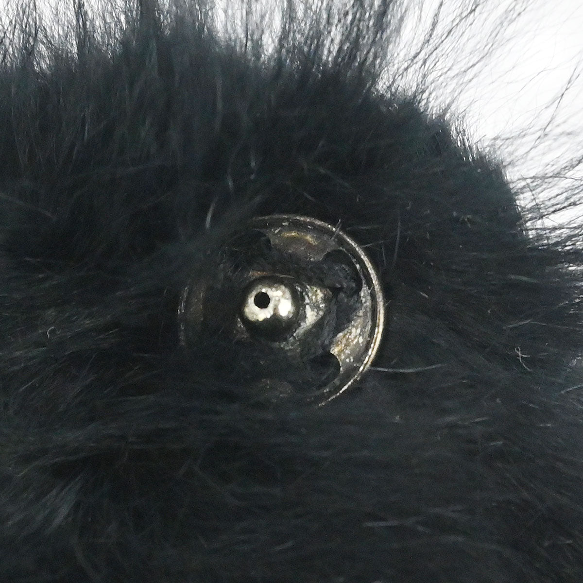 Chanel Black Lapin Fur Bracelet Bangle Wristband