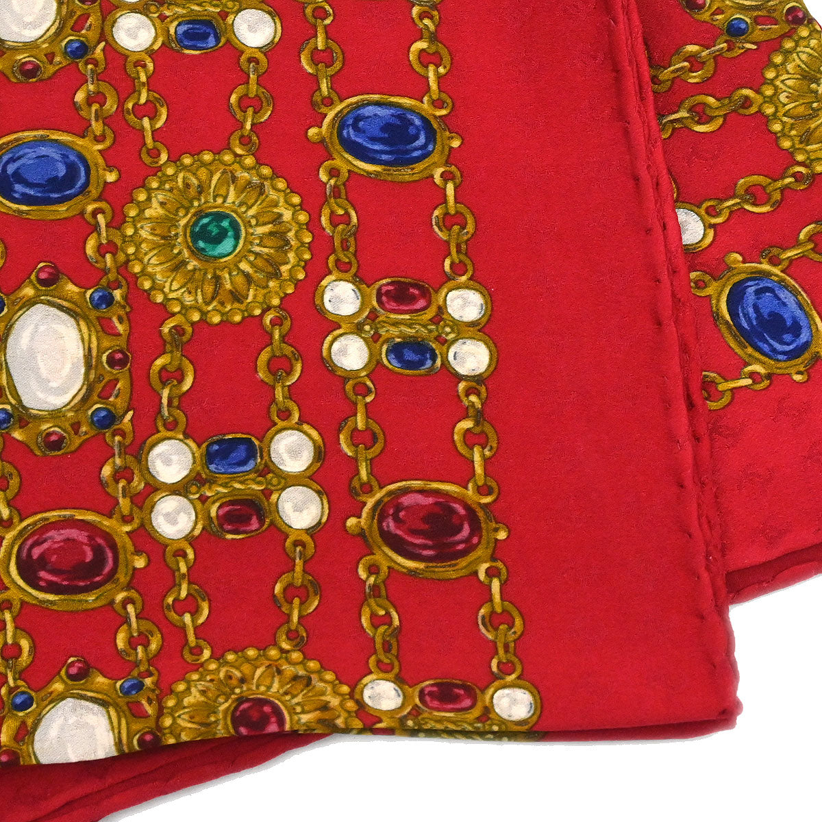 Chanel Red Scarf Small Good