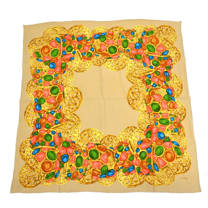 Chanel Beige Scarf Small Good