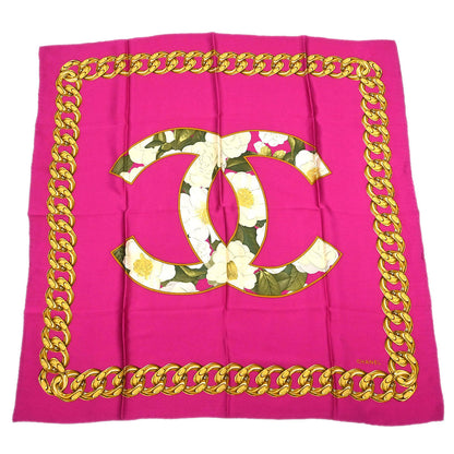 Chanel Pink Scarf Small Good