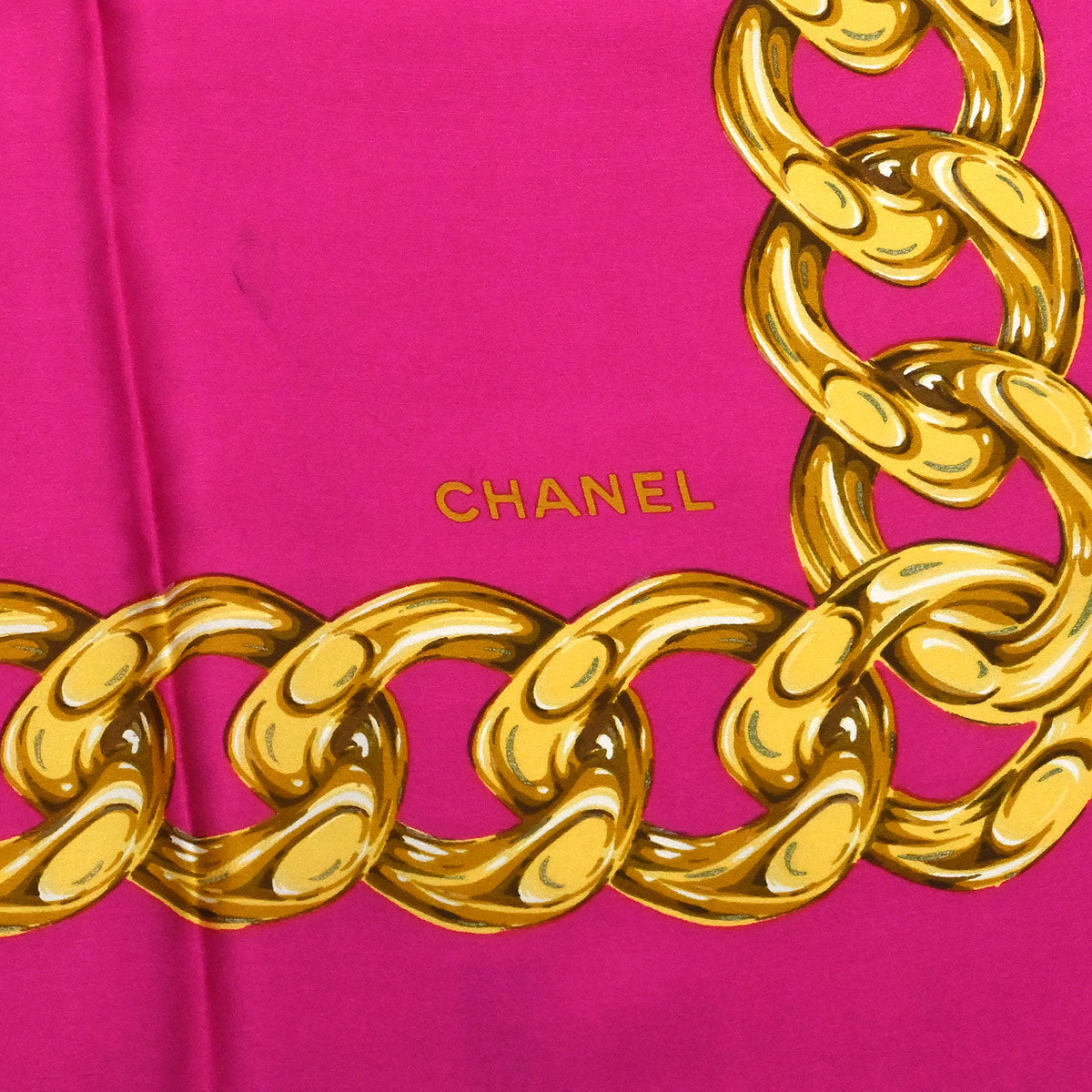 Chanel Pink Scarf Small Good