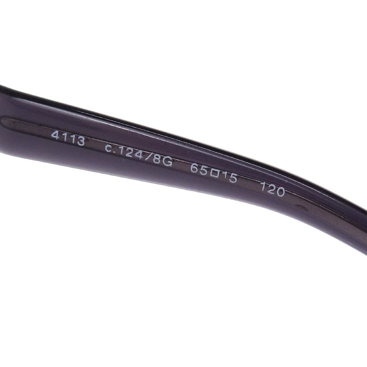 Chanel Sunglasses Eyewear Black 65□15 Small Good