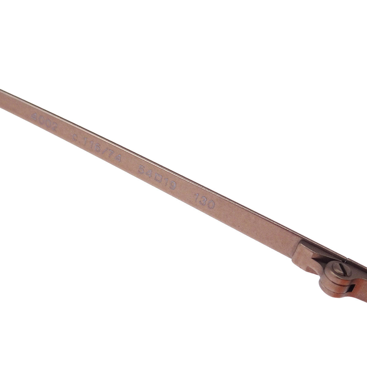 Chanel Sunglasses Eyewear Orange 54□19 Small Good