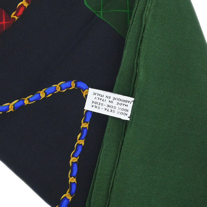 Chanel Green Scarf Small Good
