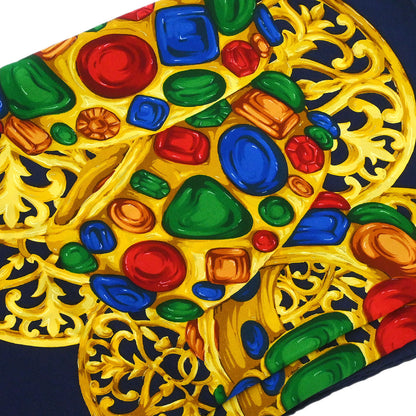 Chanel Navy Scarf Small Good