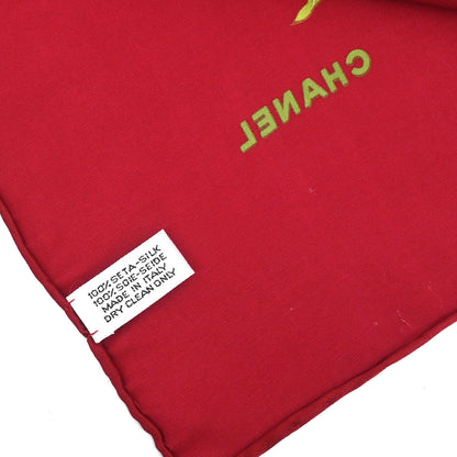 Chanel Red Scarf Small Good