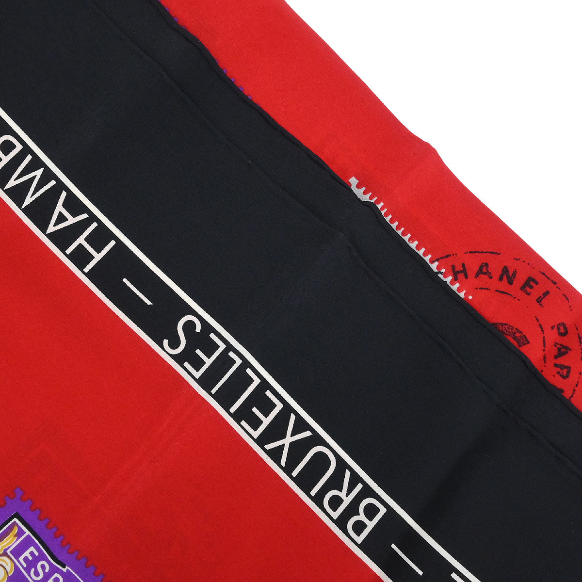 Chanel Red Scarf Small Good