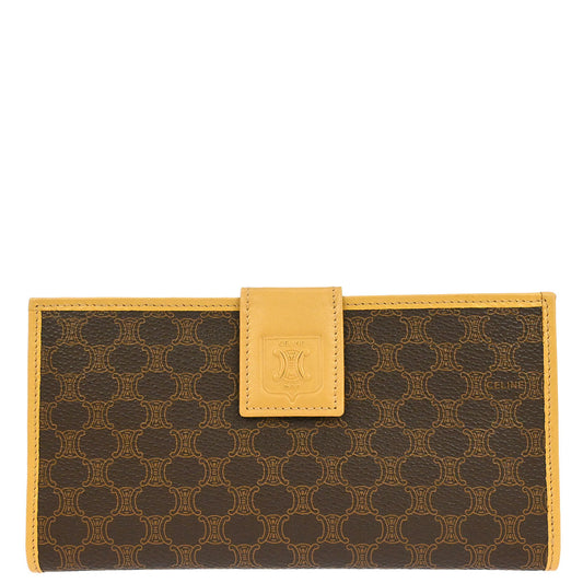 Celine Brown PVC Macadam Wallet
