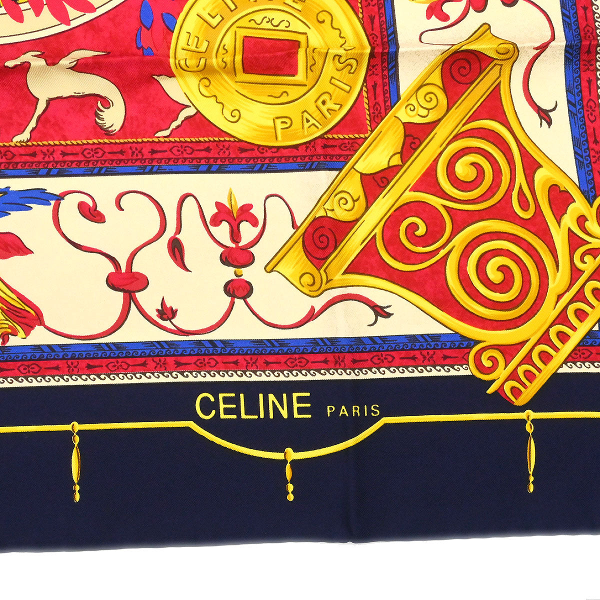 Celine Scarf Navy Small Good