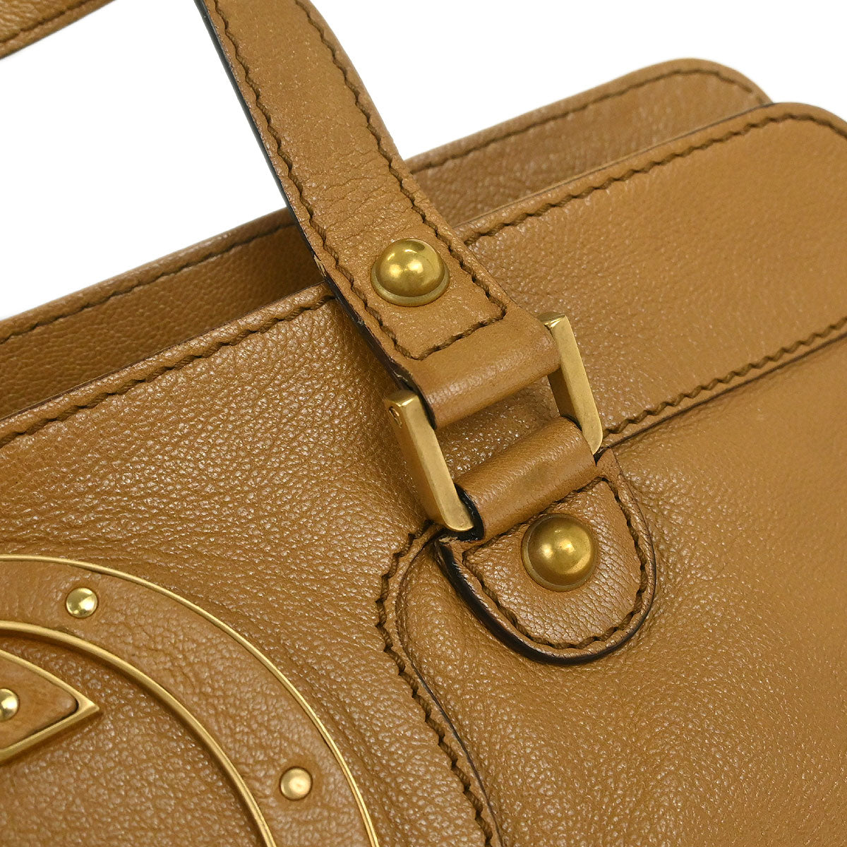 Gucci Brown Leather Blondie Interlocking Handbag