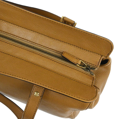 Gucci Brown Leather Blondie Interlocking Handbag