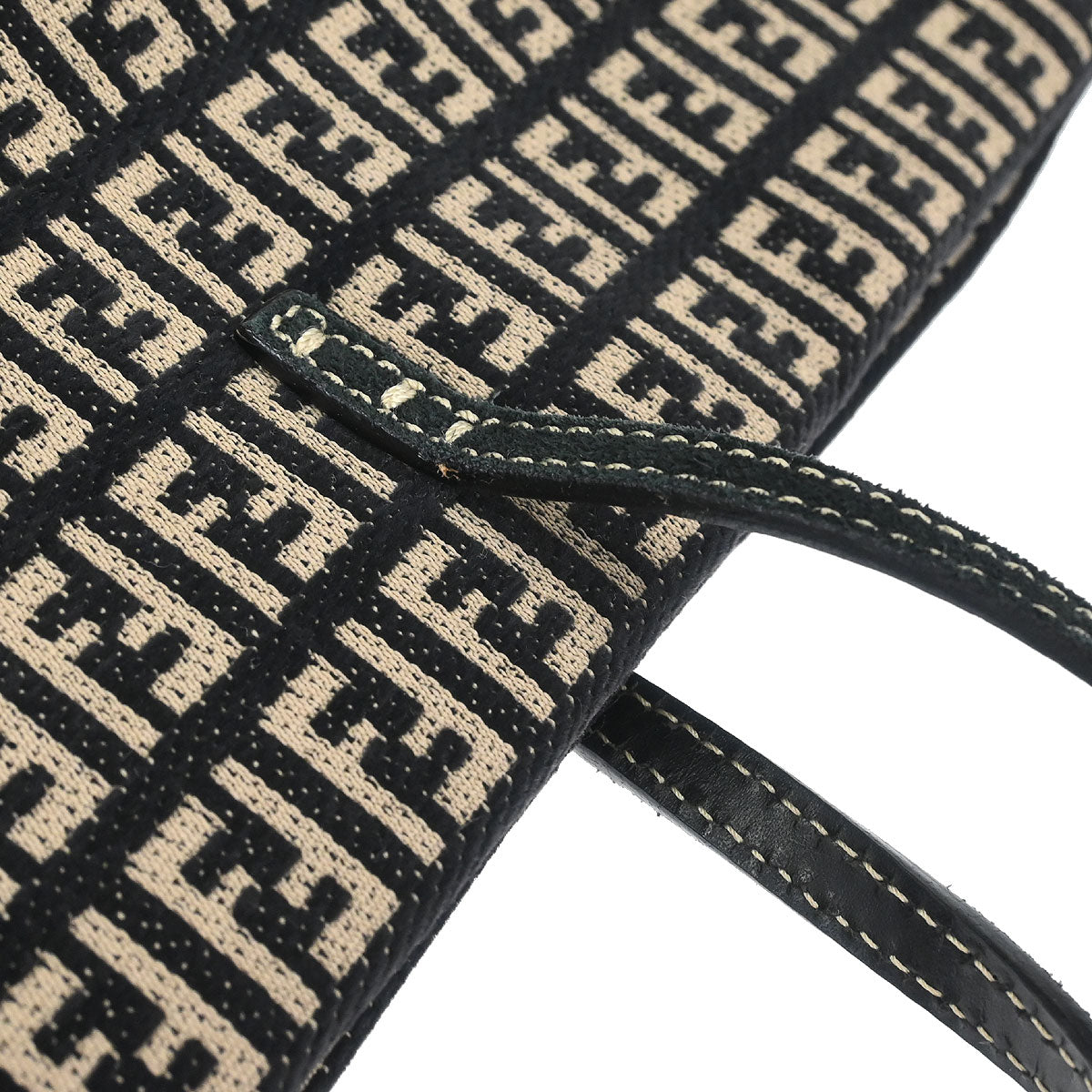 Fendi Black Velvet Zucchino Tote Handbag