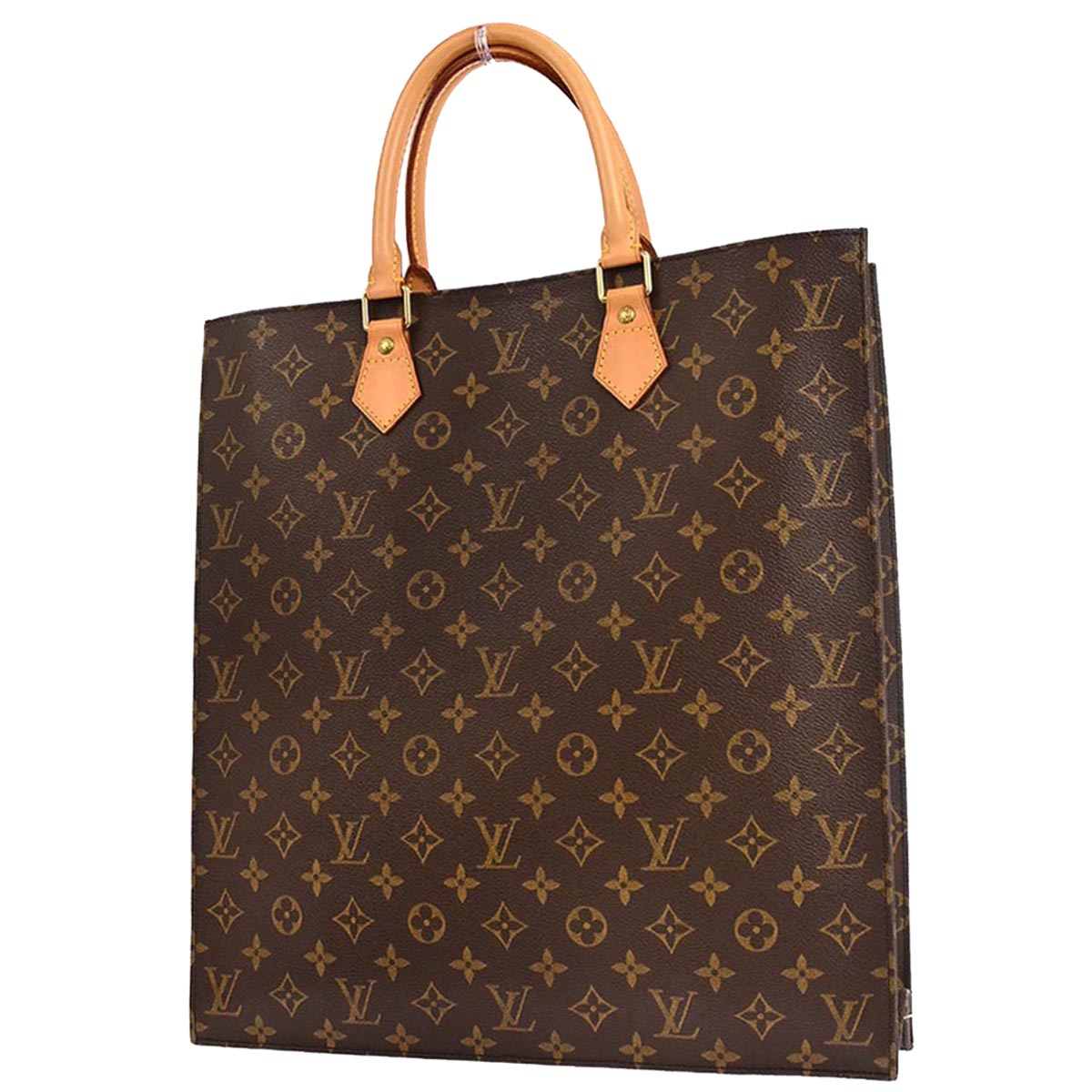 Louis Vuitton Monogram Sac Plat Tote Handbag M51140