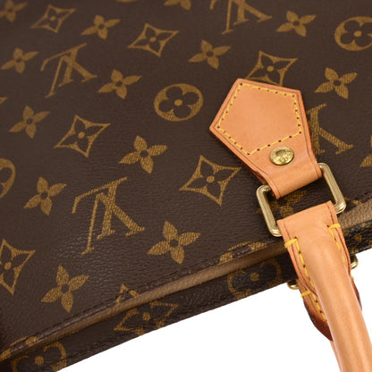 Louis Vuitton Monogram Sac Plat Tote Handbag M51140