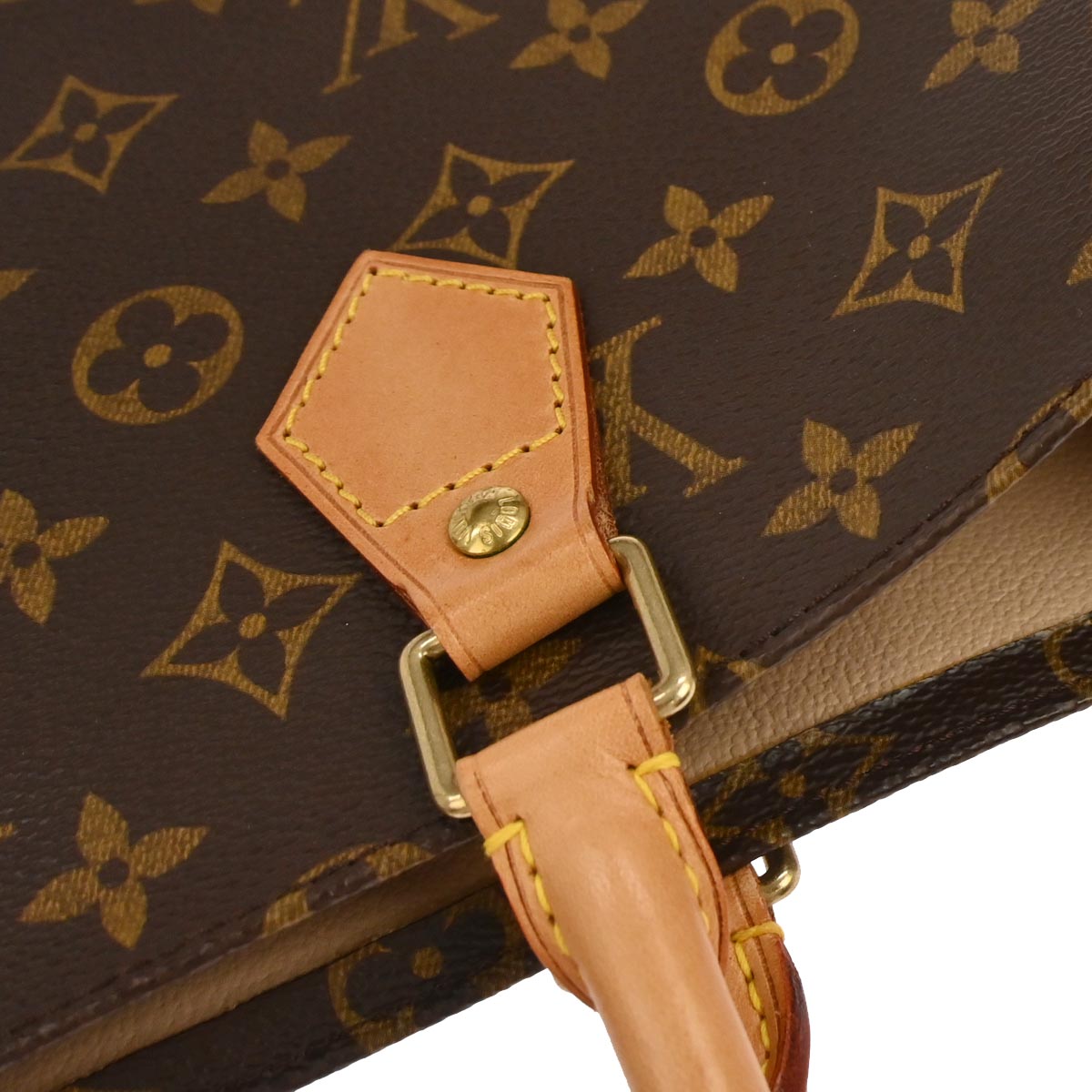 Louis Vuitton Monogram Sac Plat Tote Handbag M51140