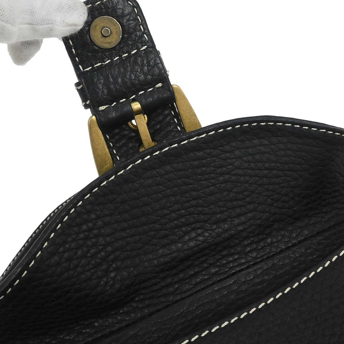 Celine Black Leather Handbag