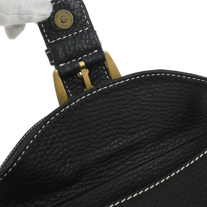 Celine Black Leather Handbag