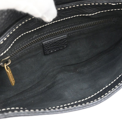 Celine Black Leather Handbag