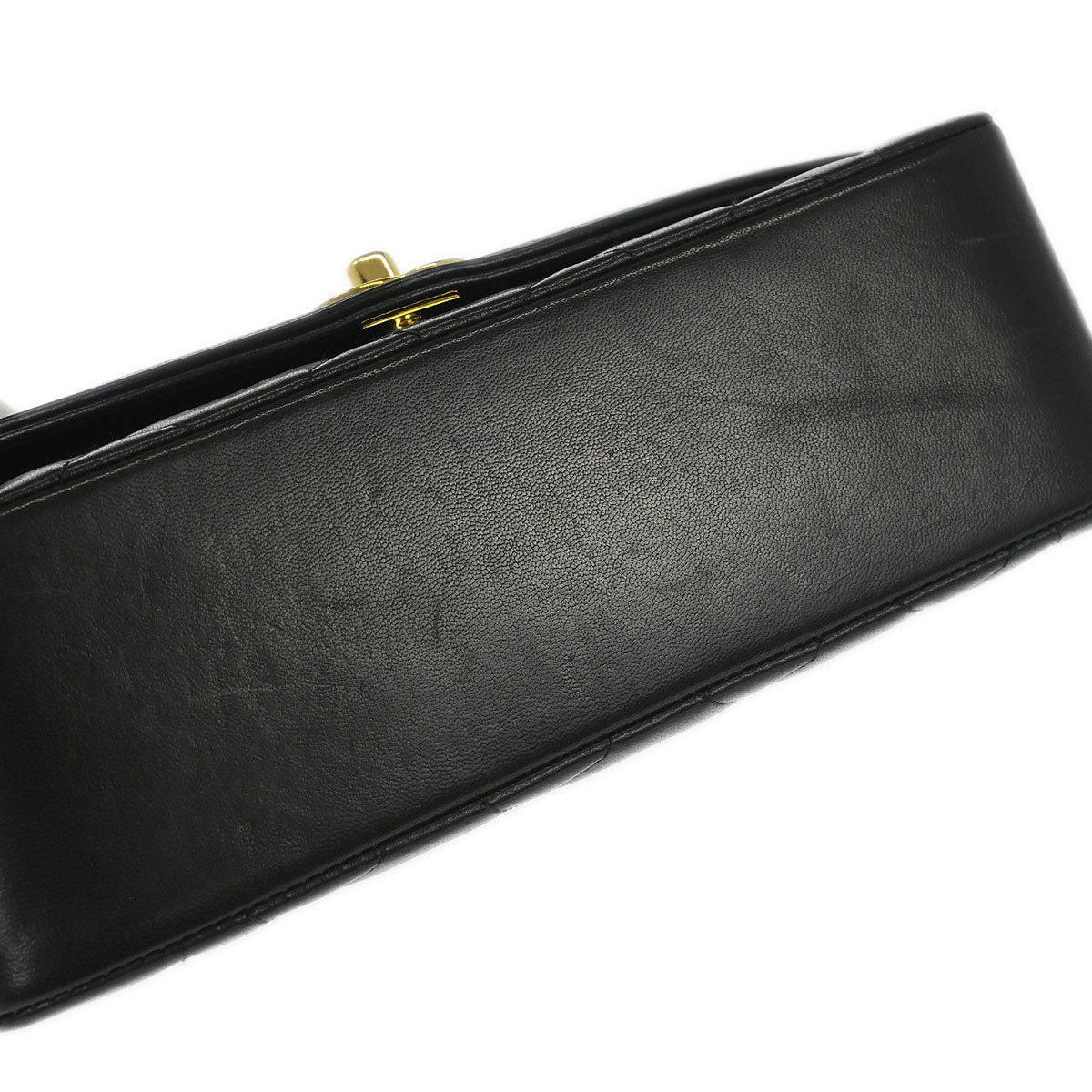 Chanel Black Lambskin Small Diana Shoulder Bag