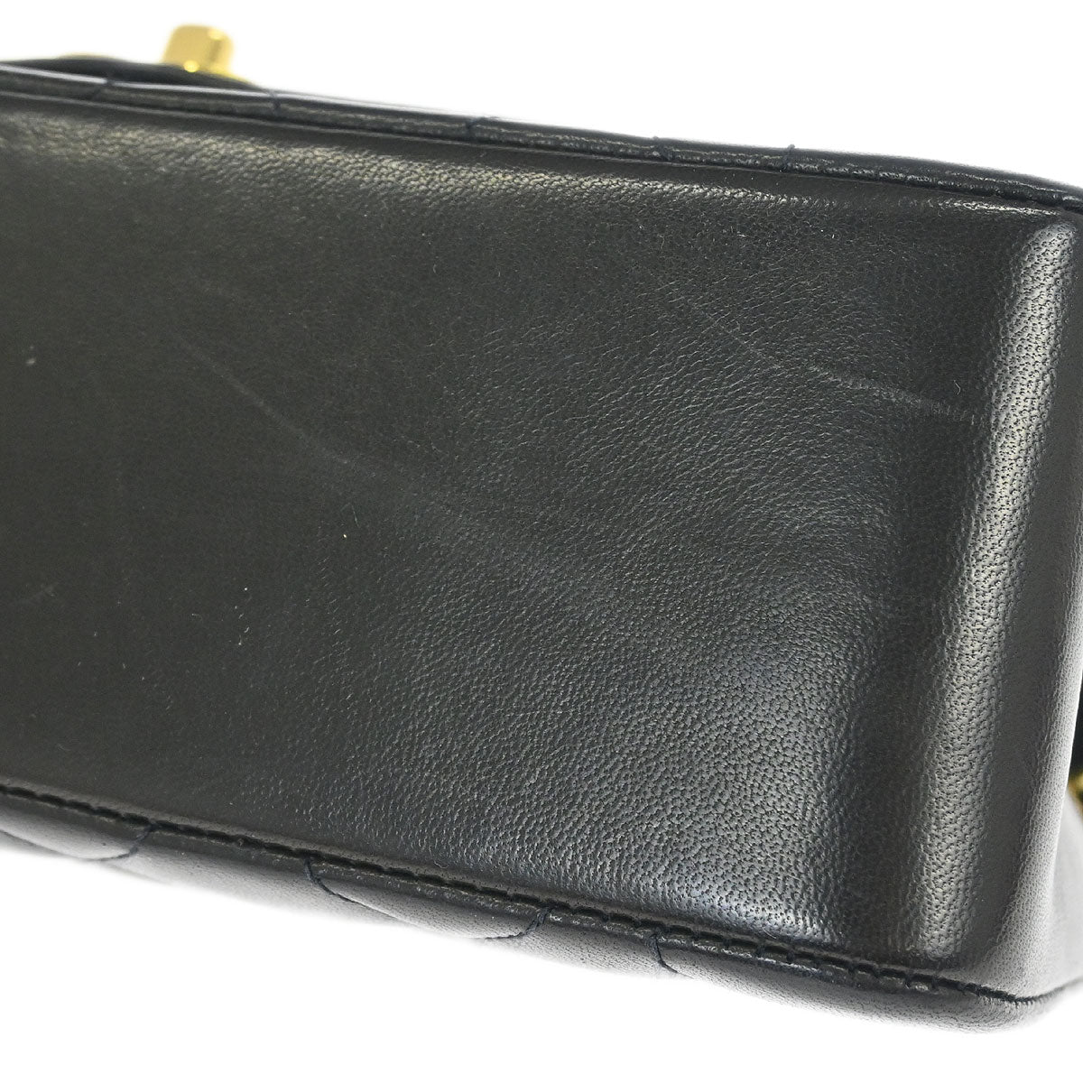 Chanel Black Lambskin Small Diana Shoulder Bag