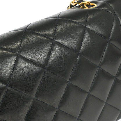 Chanel Black Lambskin Small Diana Shoulder Bag