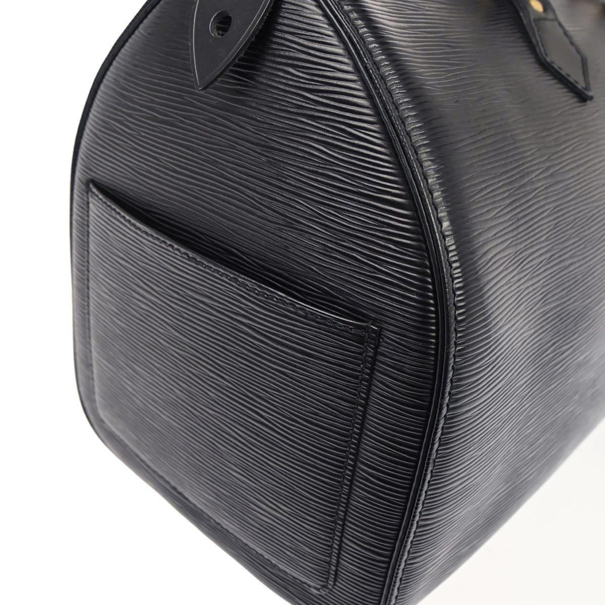 Louis Vuitton Black Epi Speedy 35 Duffle Handbag M42992