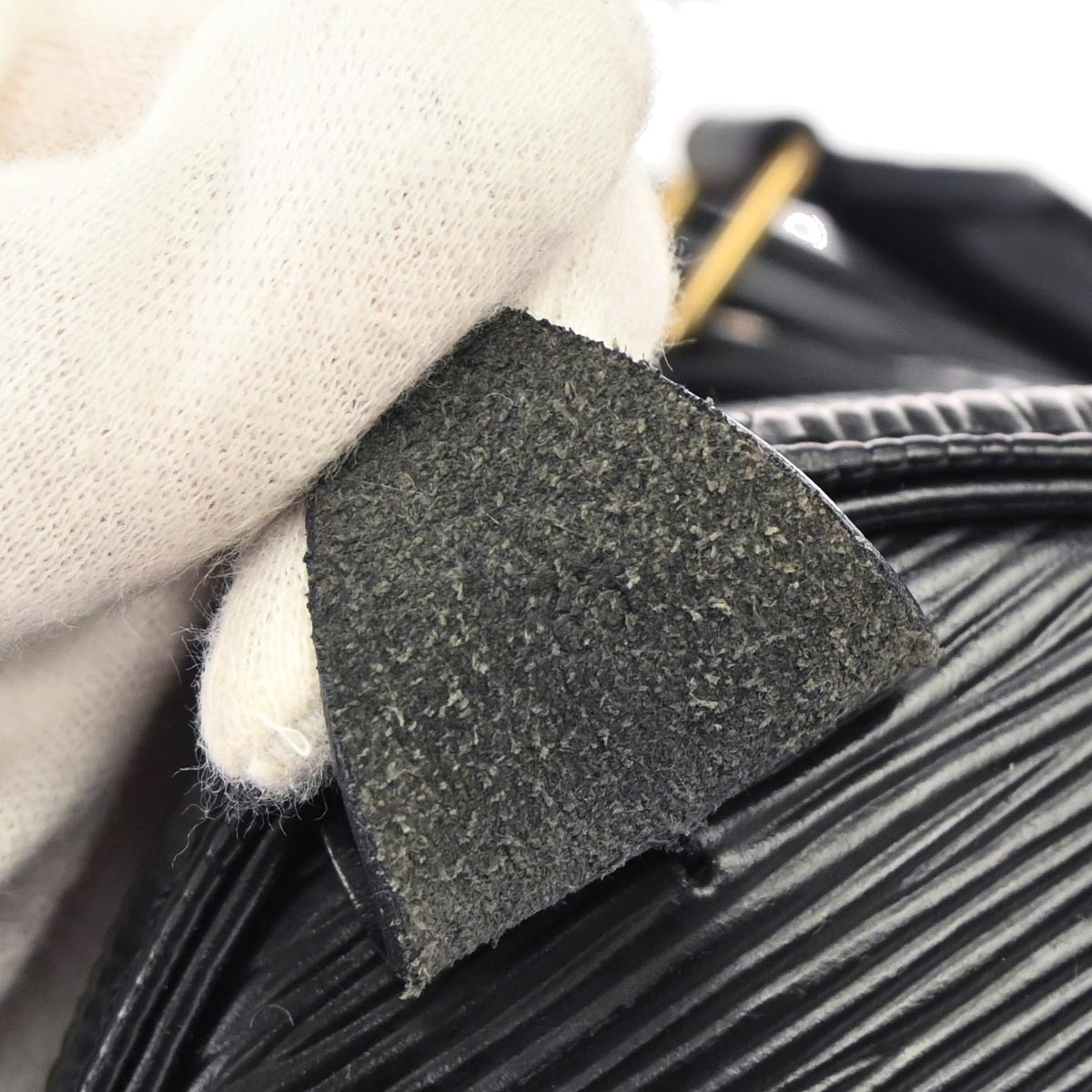 Louis Vuitton Black Epi Speedy 35 Duffle Handbag M42992