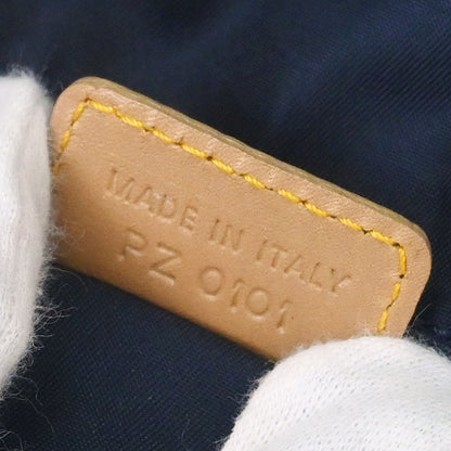 Christian Dior Navy Beige Denim Duffle Bag