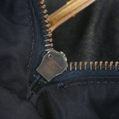 Christian Dior Navy Beige Denim Duffle Bag