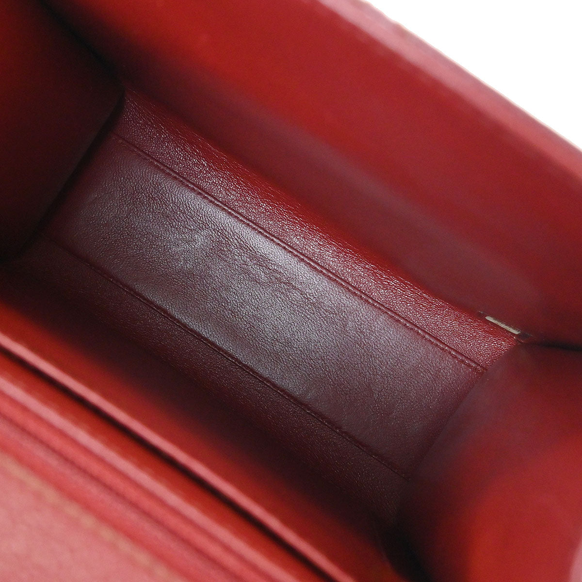 Chanel Bordeaux Caviar Skin Mademoiselle Lock Top Handle Handbag