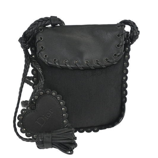Christian Dior Black Trotter Ethnic Shoulder Bag