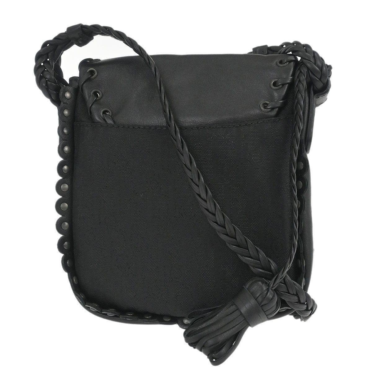 Christian Dior Black Trotter Ethnic Shoulder Bag