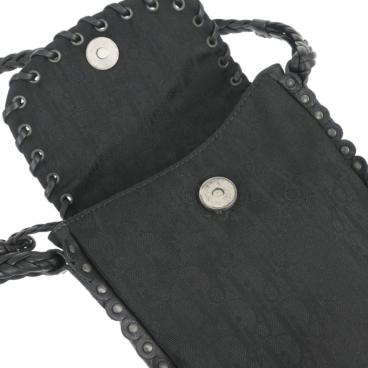 Christian Dior Black Trotter Ethnic Shoulder Bag