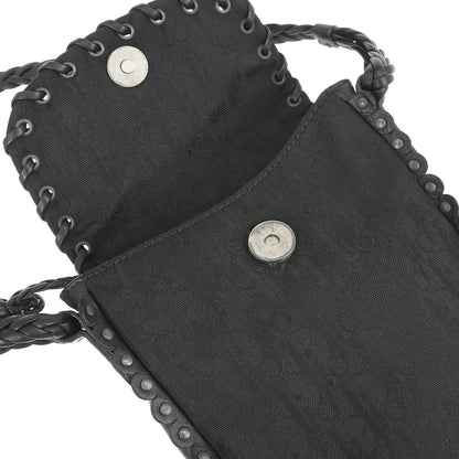 Christian Dior Black Trotter Ethnic Shoulder Bag