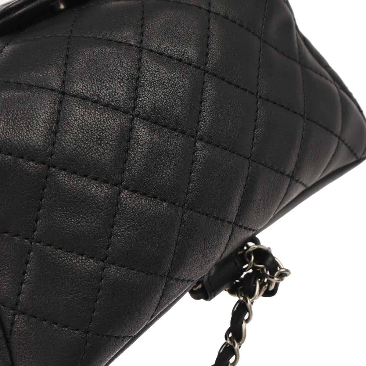 Chanel 2015-2016 Black Lambskin Backpack