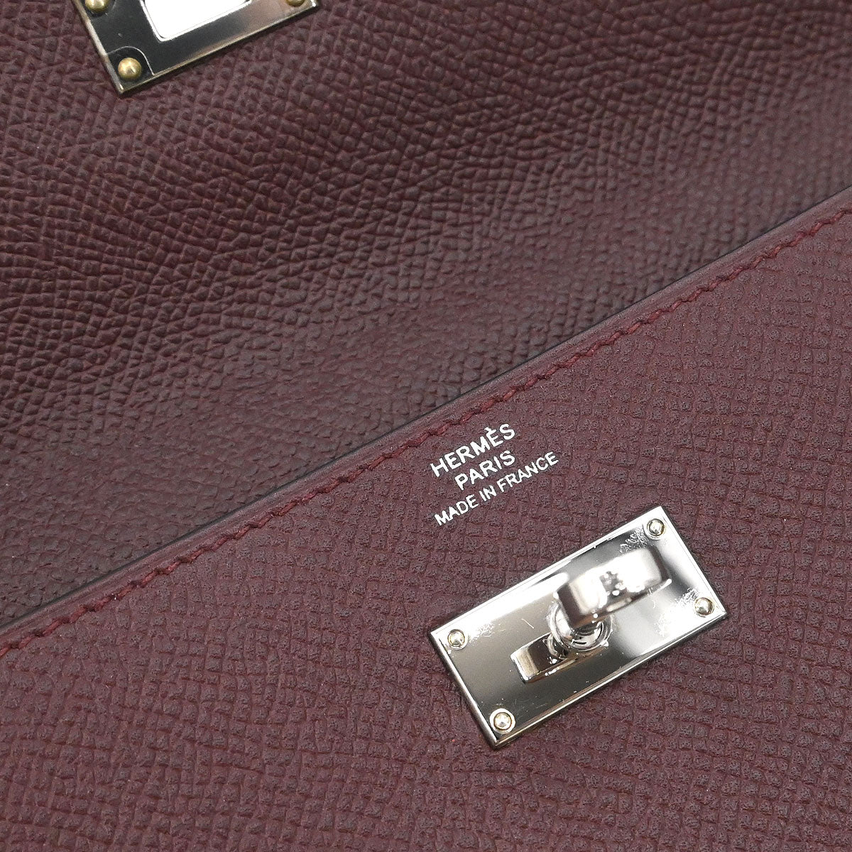 Hermes Bordeaux Epsom Kelly Wallet