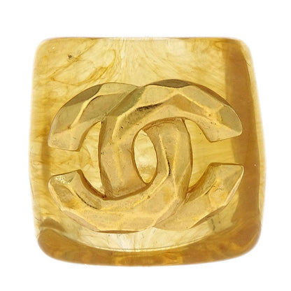 Chanel Ring Clear Acrylic #53