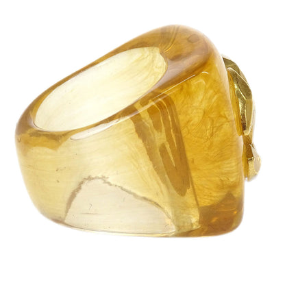 Chanel Ring Clear Acrylic #53