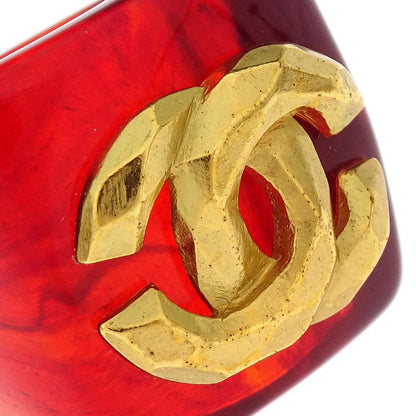 Chanel Ring Red Acrylic #53