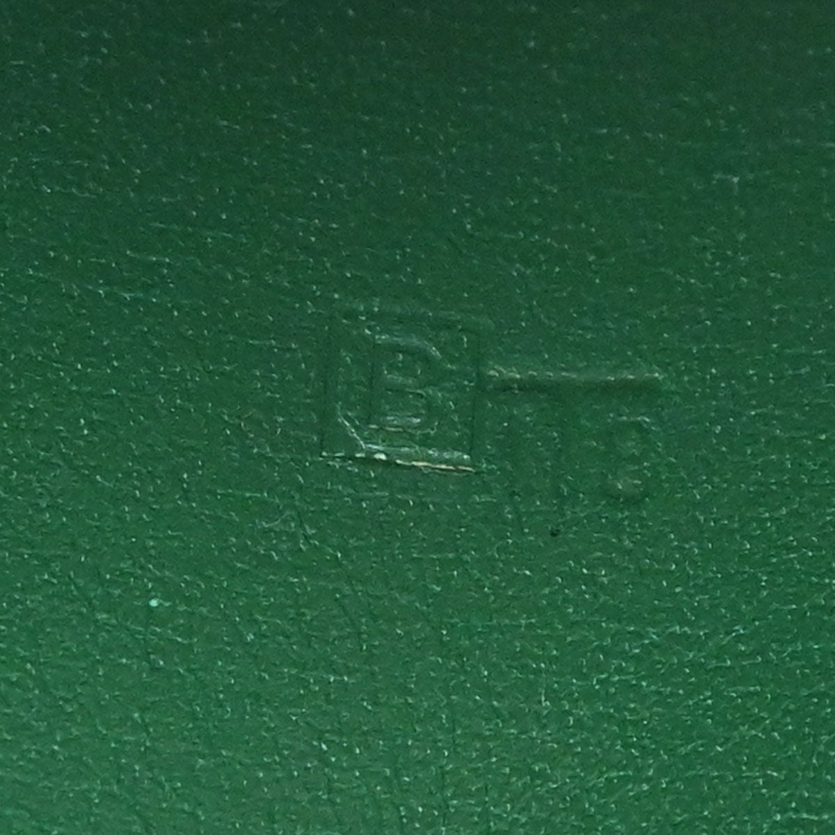 Hermes Green Box Calf Agenda GM Address Book Small Good