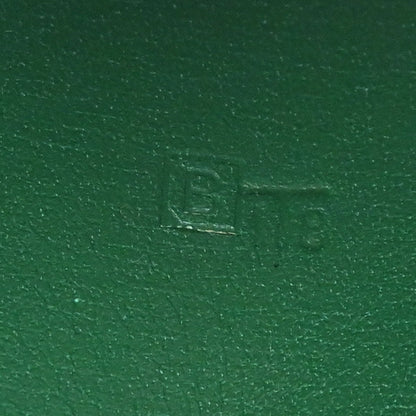 Hermes Green Box Calf Agenda GM Address Book Small Good